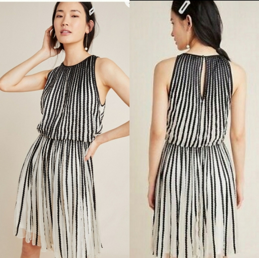 NWT Anthropologie Geisha Designs Martinique Halter Dress.